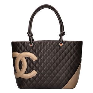 CHANEL Cambon tote Tote Bag Calfskin